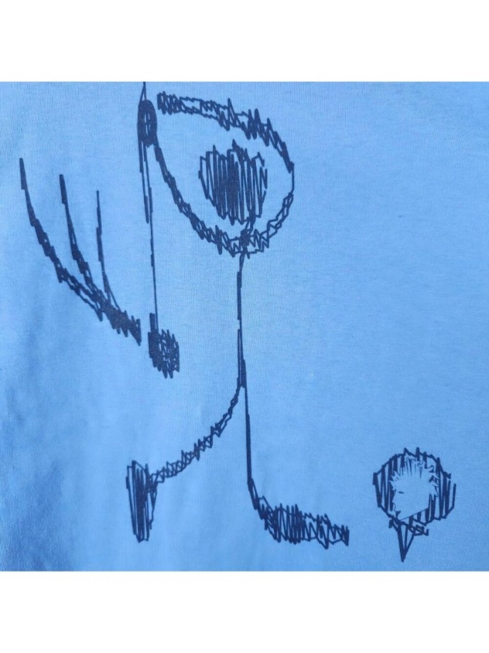Vintage Golf T Shirt Mens Size XL Blue Y2K Stick Figure - Picture 5 of 7
